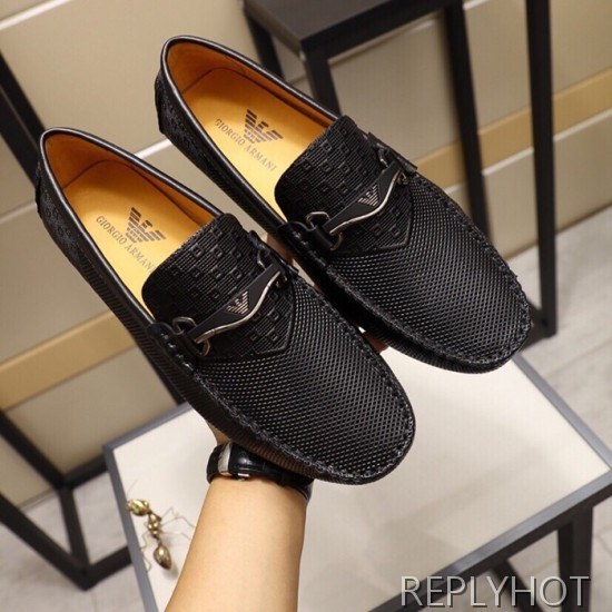 Armani 2020 Mens Leather Loafer