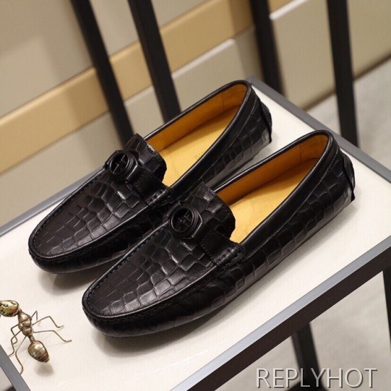 Armani 2020 Mens Leather Loafer