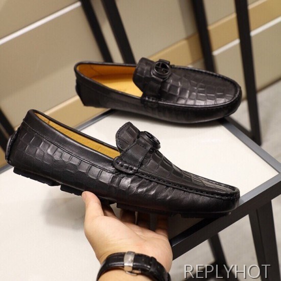 Armani 2020 Mens Leather Loafer