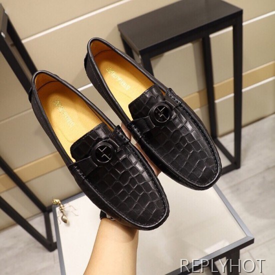 Armani 2020 Mens Leather Loafer