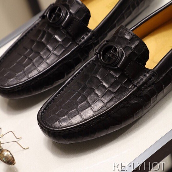 Armani 2020 Mens Leather Loafer