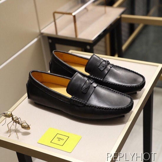 Fendi 2020 Mens Leather Loafer