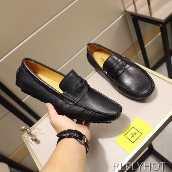 Fendi 2020 Mens Leather Loafer