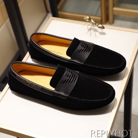 Armani 2020 Mens Leather Loafer