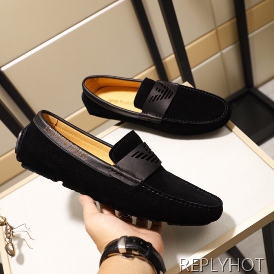 Armani 2020 Mens Leather Loafer