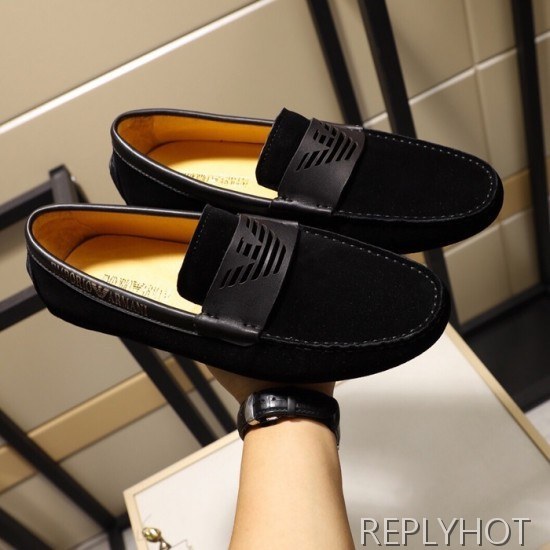 Armani 2020 Mens Leather Loafer