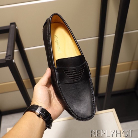 Armani 2020 Mens Leather Loafer
