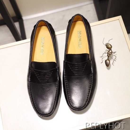 Armani 2020 Mens Leather Loafer