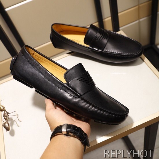 Armani 2020 Mens Leather Loafer