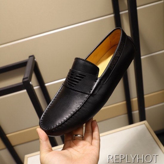 Armani 2020 Mens Leather Loafer