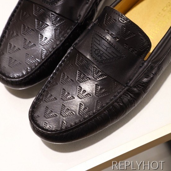 Armani 2020 Mens Leather Loafer