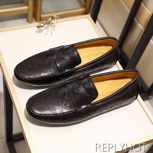 Armani 2020 Mens Leather Loafer