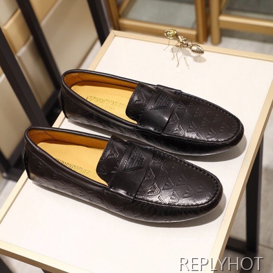 Armani 2020 Mens Leather Loafer