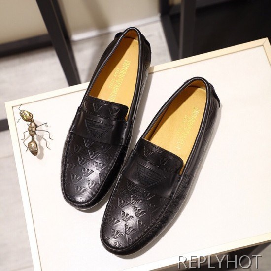 Armani 2020 Mens Leather Loafer