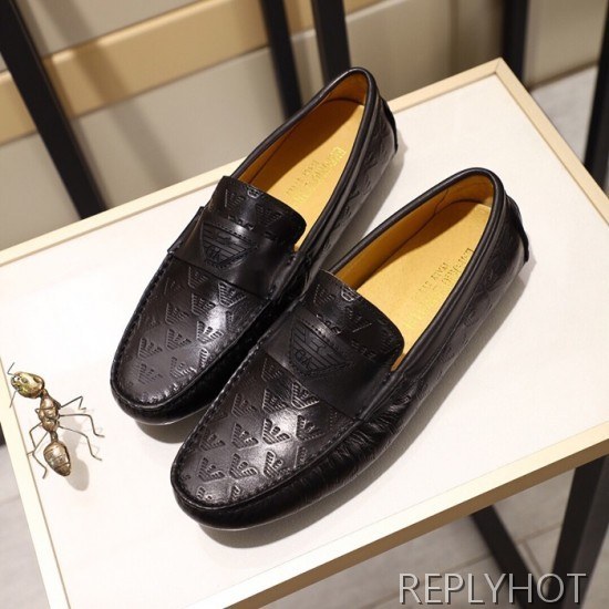 Armani 2020 Mens Leather Loafer