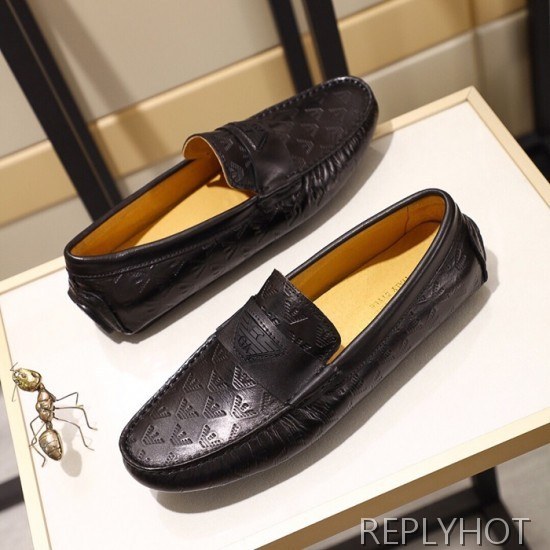 Armani 2020 Mens Leather Loafer
