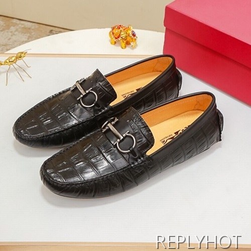 Ferragamo  2020 Mens Leather Loafer