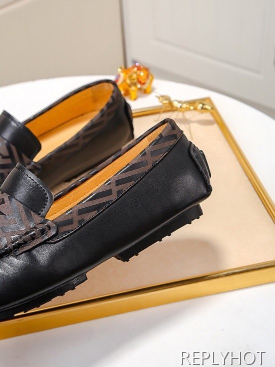 Fendi 2020 Mens Leather Loafer