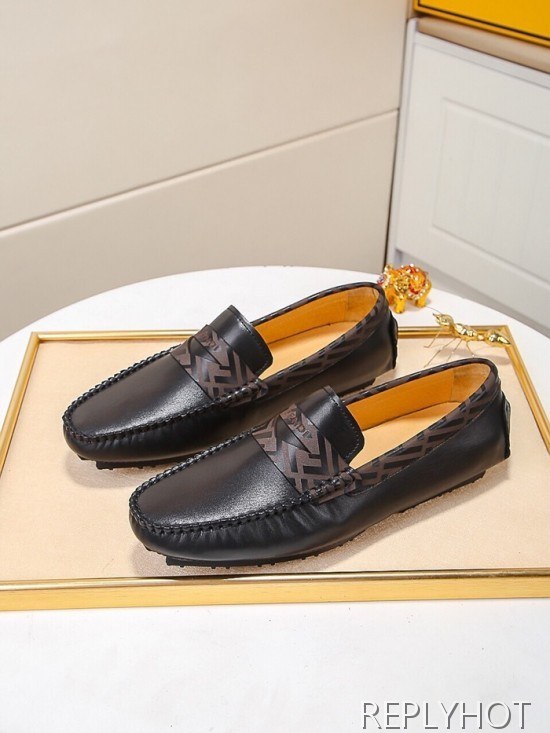 Fendi 2020 Mens Leather Loafer