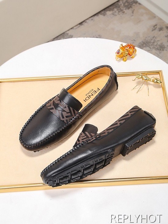 Fendi 2020 Mens Leather Loafer