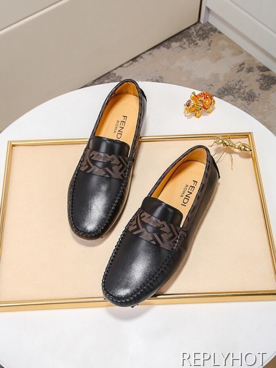 Fendi 2020 Mens Leather Loafer