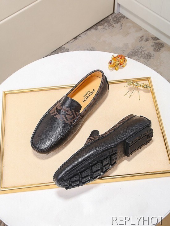 Fendi 2020 Mens Leather Loafer