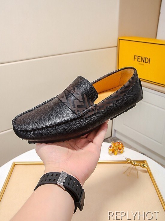 Fendi 2020 Mens Leather Loafer