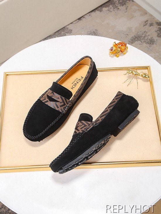 Fendi 2020 Mens Leather Loafer