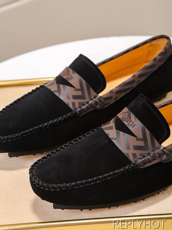 Fendi 2020 Mens Leather Loafer