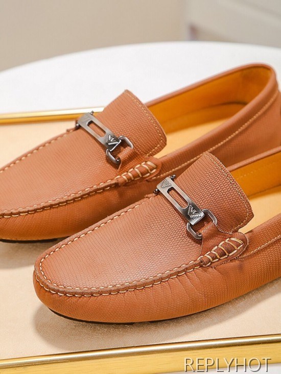 Armani 2020 Mens Leather Loafer