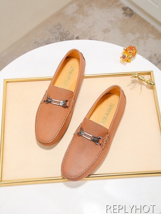 Armani 2020 Mens Leather Loafer