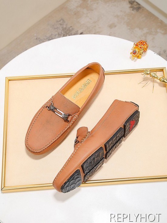 Armani 2020 Mens Leather Loafer
