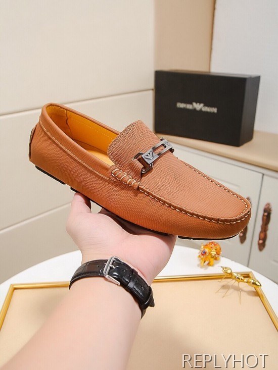 Armani 2020 Mens Leather Loafer