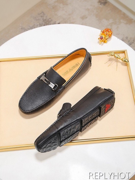 Armani 2020 Mens Leather Loafer
