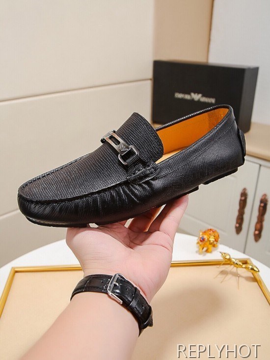 Armani 2020 Mens Leather Loafer