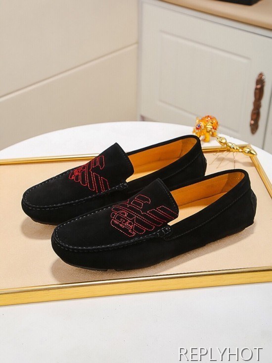 Armani 2020 Mens Leather Loafer