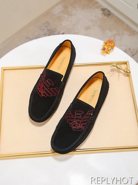Armani 2020 Mens Leather Loafer