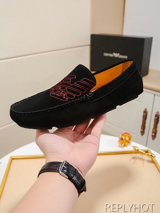 Armani 2020 Mens Leather Loafer