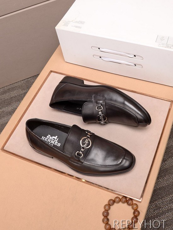 Hermes 2020 Mens Leather Loafer
