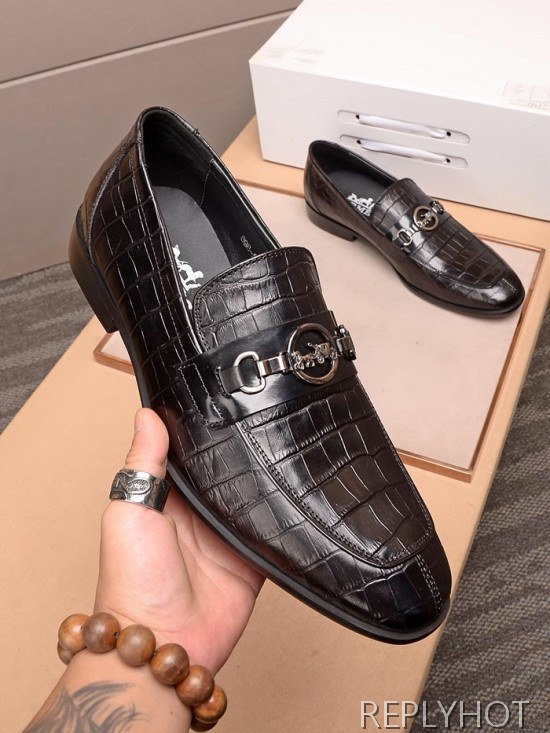 Hermes 2020 Mens Leather Loafer