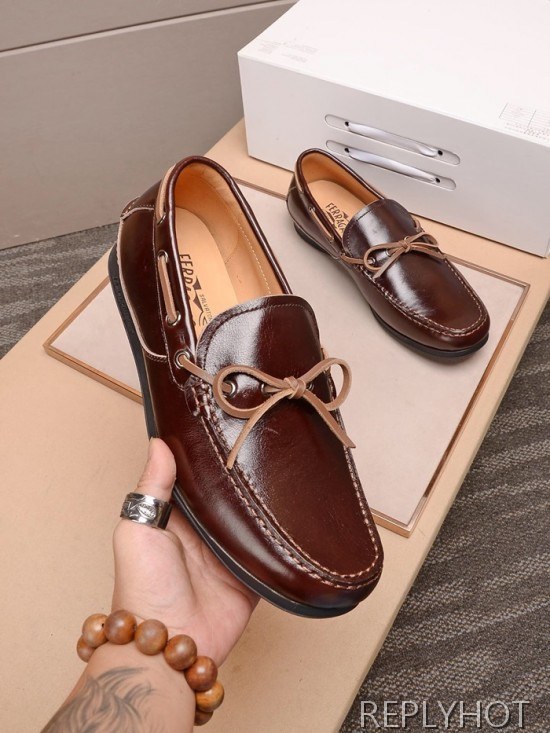 Ferragamo  2020 Mens Leather Loafer