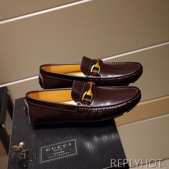 Gucci 2020 Mens Leather Loafer