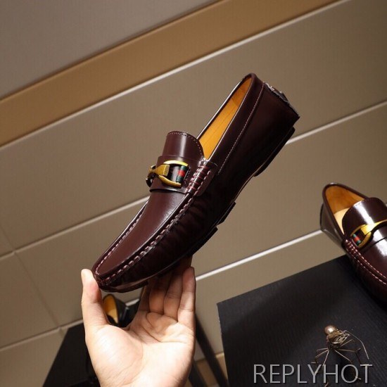 Gucci 2020 Mens Leather Loafer
