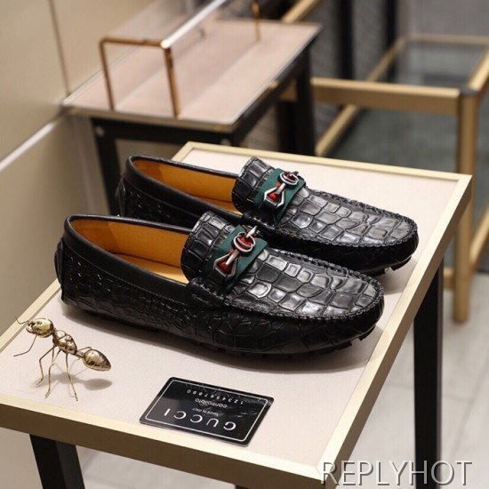 Gucci 2020 Mens Leather Loafer