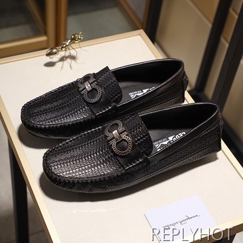 Ferragamo  2020 Mens Leather Loafer