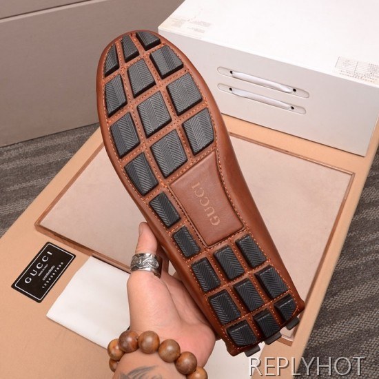 Gucci 2020 Mens Leather Loafer