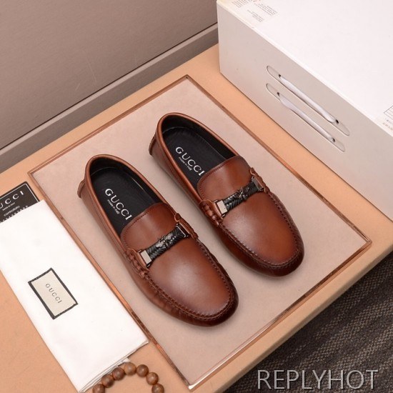Gucci 2020 Mens Leather Loafer