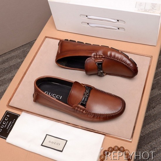 Gucci 2020 Mens Leather Loafer