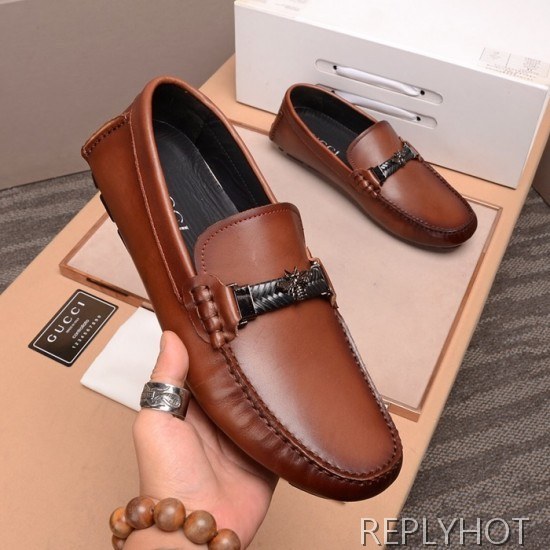 Gucci 2020 Mens Leather Loafer