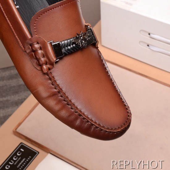Gucci 2020 Mens Leather Loafer